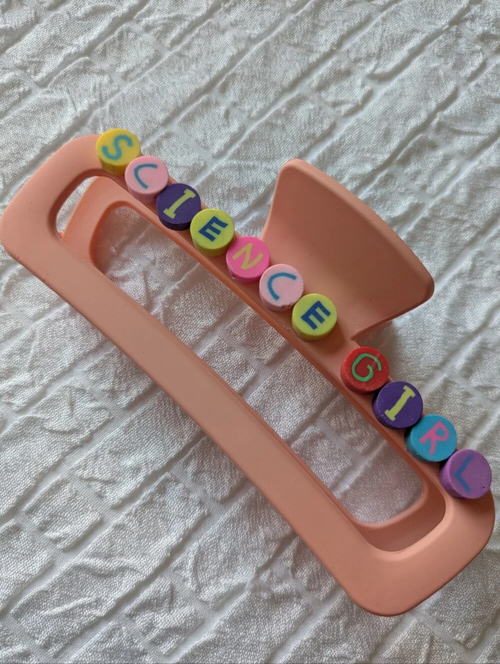 Science Girl Hair Clip Claw Style Handcrafted | NWT